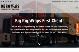 Wordpress based Transport Truck Advertising Website